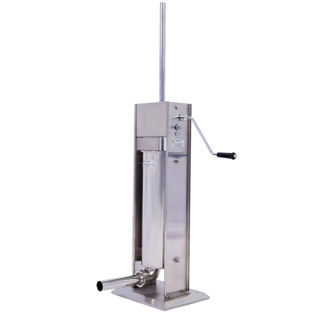 Vertical Stainless Steel Manual Sausage Stuffing Machine with 4 Filling Tubes G9885