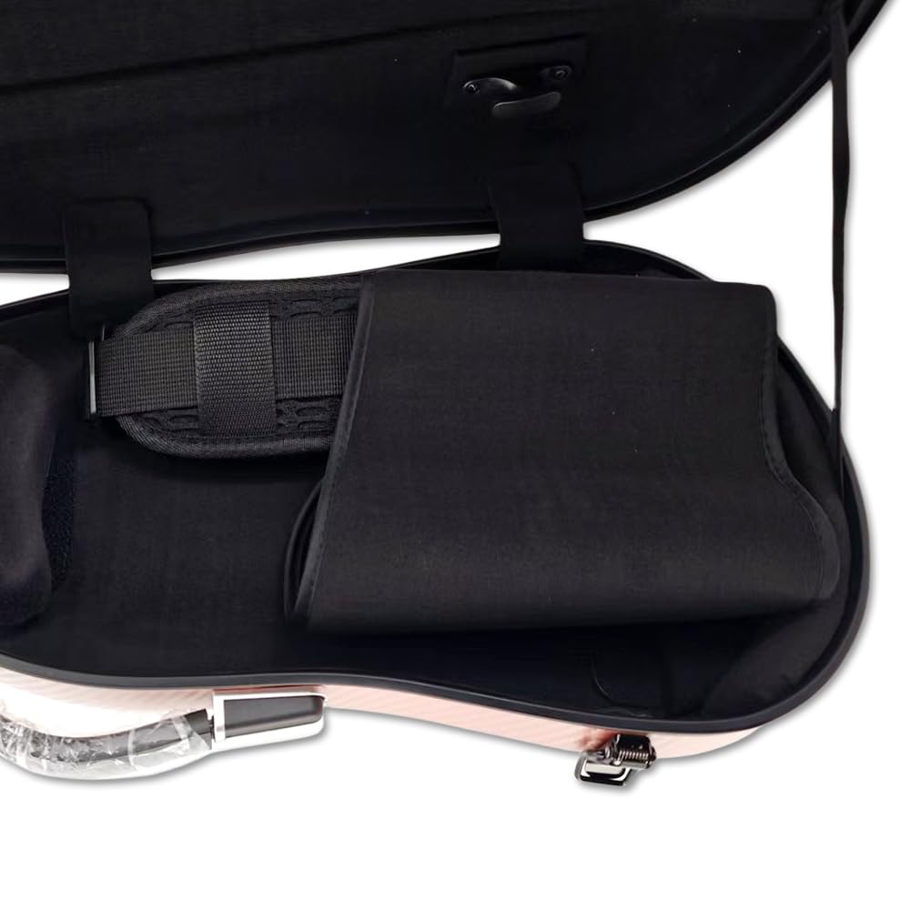 3/4 Full Size Hard Shell Carbon Fiber Violin Case P689