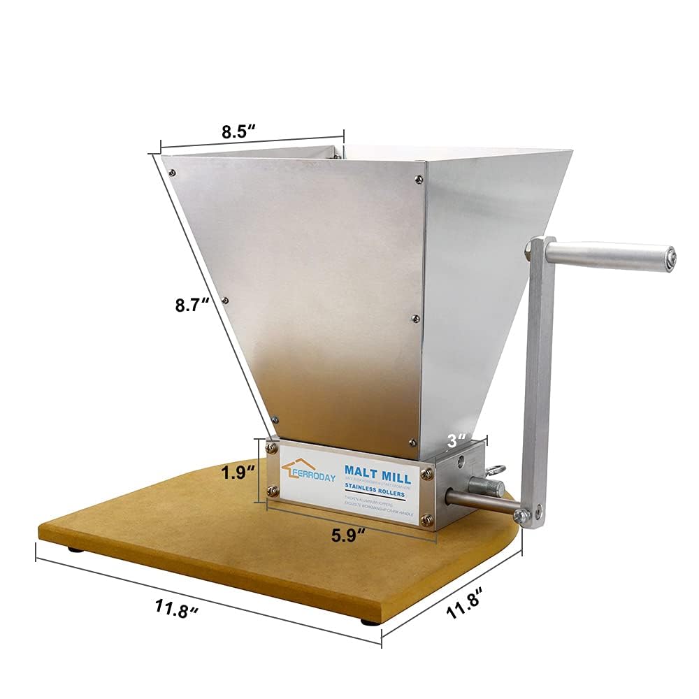 2 Roller Stainless Steel Grain Mill C36485