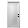 Fiberglass Smooth Primed Left Hand In-Swing Prehung Front Door Full Lite Clear Glass 32" x 80" H198835