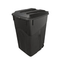 45 Gallon Outdoor Trash Can with Wheels and Lid U860026