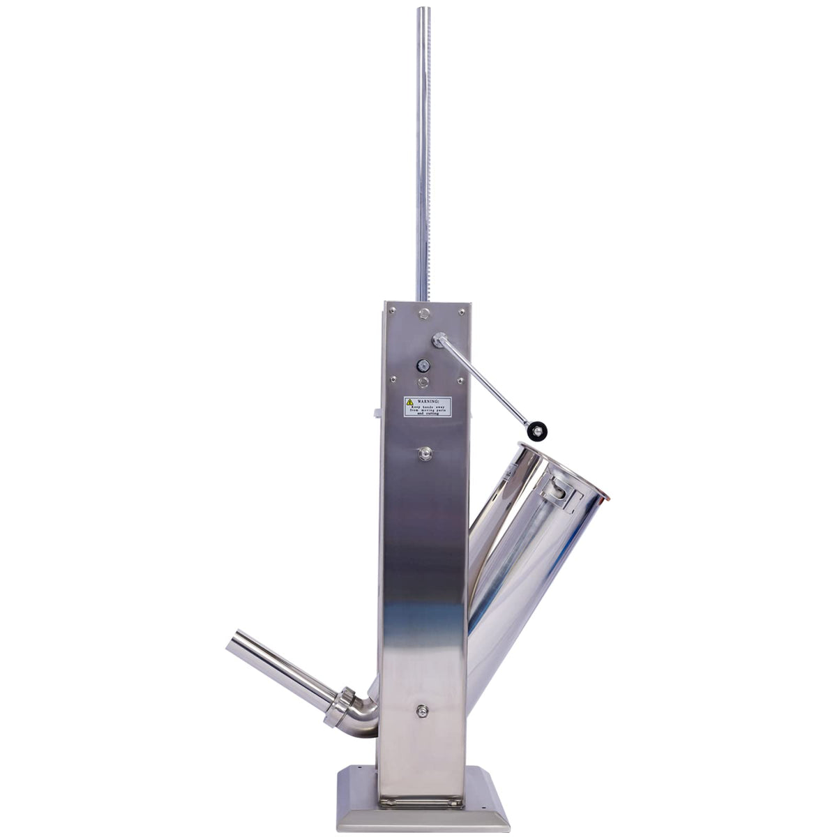 Manual Stainless Steel 15LB Sausage Stuffer with 4 Stuffing Tubes W780386