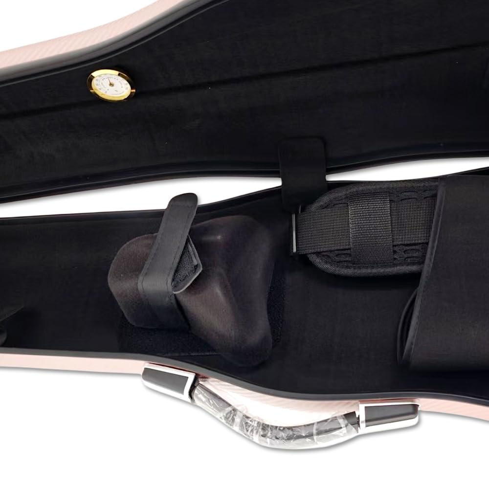 3/4 Full Size Hard Shell Carbon Fiber Violin Case P689
