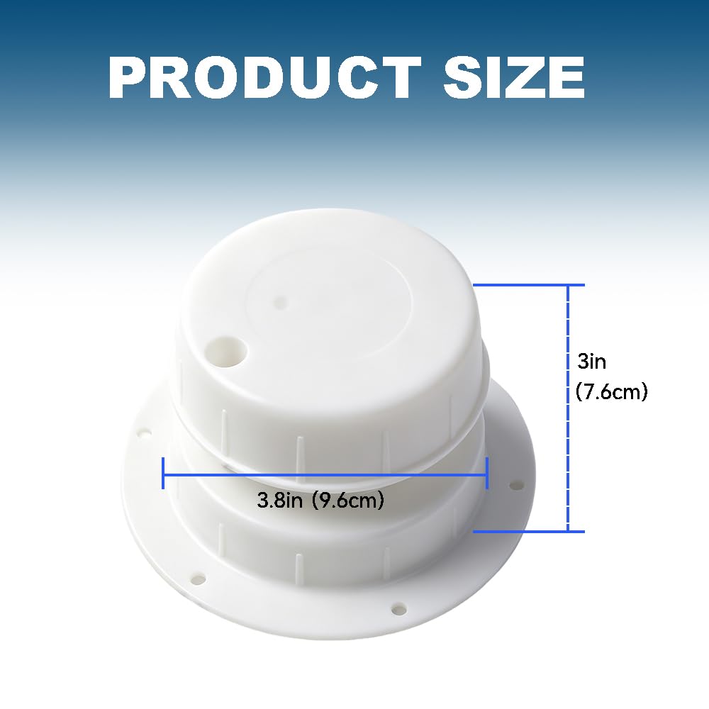 RV Plumbing Vent Caps Replacement Plastic Roof Cover 1 to 2 3/8 Inch Pipe A20718