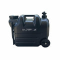 Portable Water Container with Faucet, Wheels, Black M86491