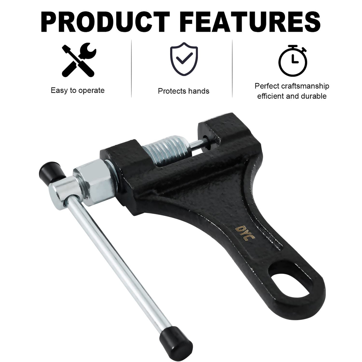 Chain Breaker Tool for 420-530 Roller Chain O6449