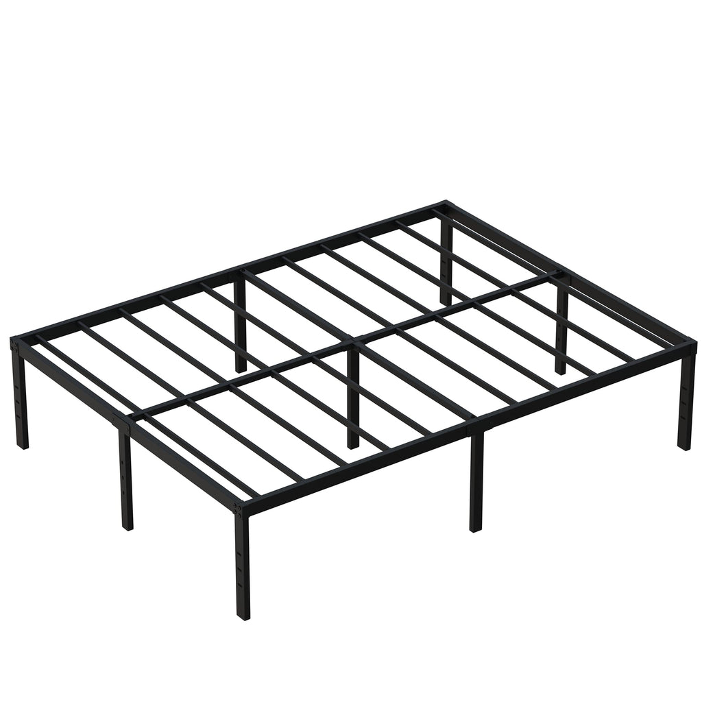 18 Inch High Queen Size Bed Frame with Storage C2688