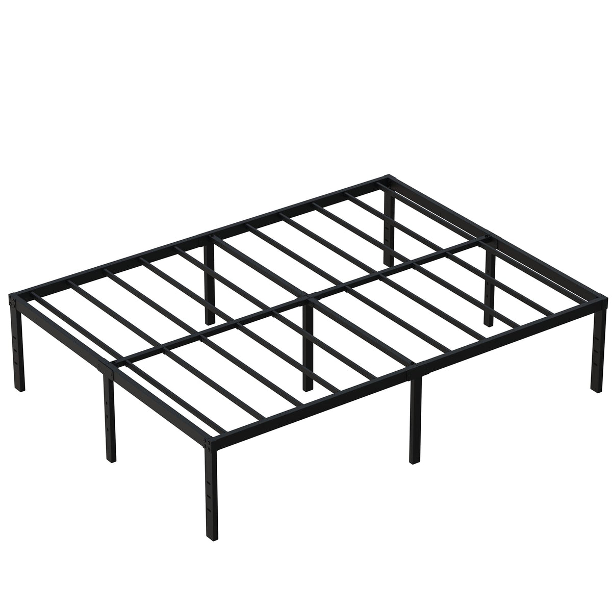 18 Inch High Queen Size Bed Frame with Storage C2688