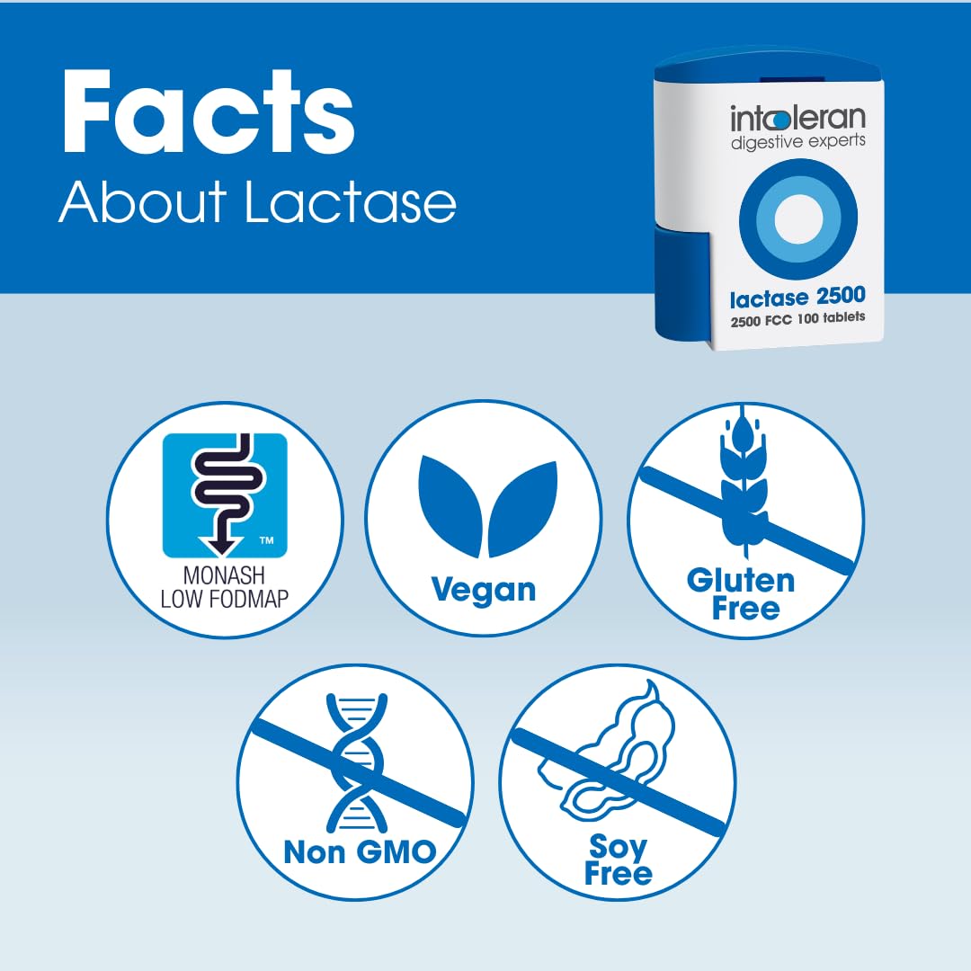 Lactase Digestive Enzymes 100 Tablet W853