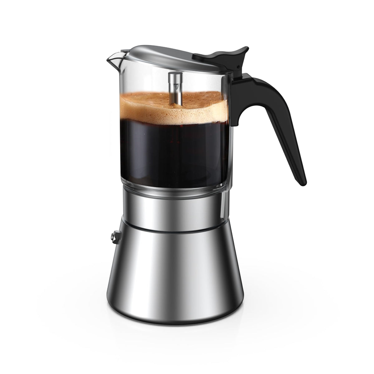 Induction Stovetop Espresso Maker 240ml 6cup F930