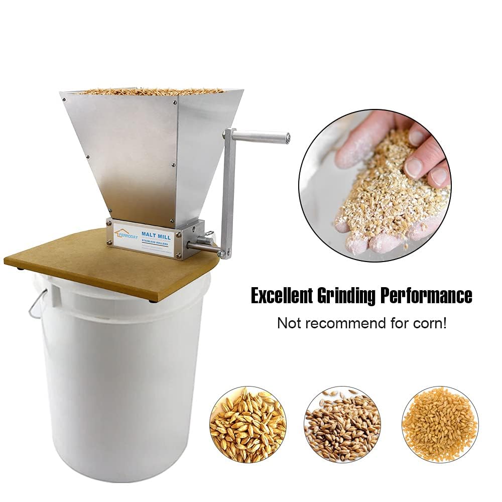 2 Roller Stainless Steel Grain Mill C36485