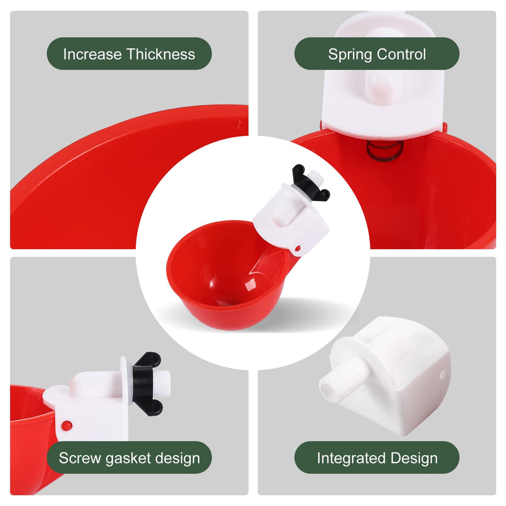 Automatic Chicken Waterer Kit with 4 Cups K4320