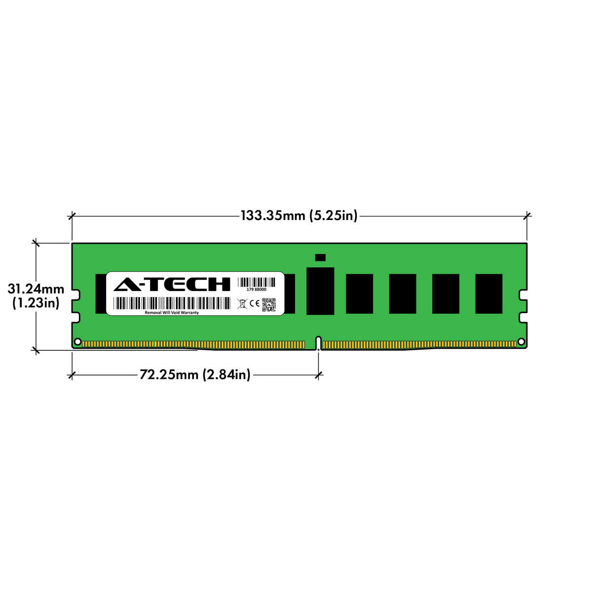 16GB Kit DDR4 2400MHz ECC RDIMM 288-Pin Server RAM A1764
