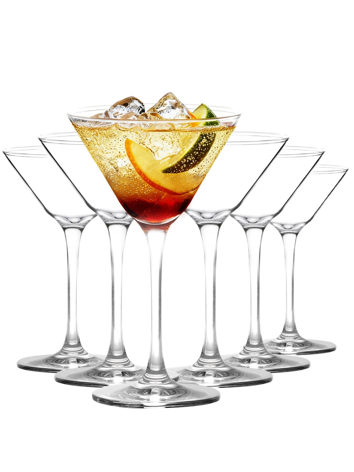 5 oz Crystal Cocktail Glasses Set of 6 J850