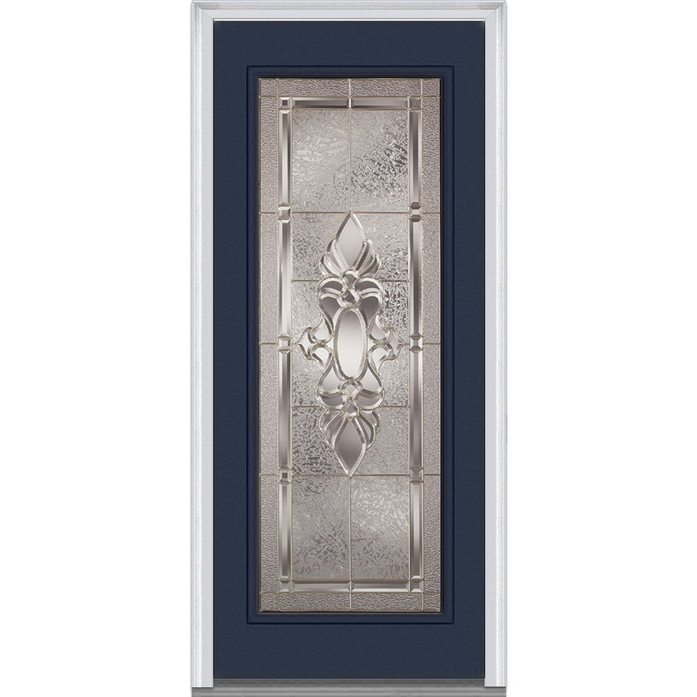 Fiberglass Smooth Left Hand In-Swing Exterior Prehung Door 36"x80" I995236