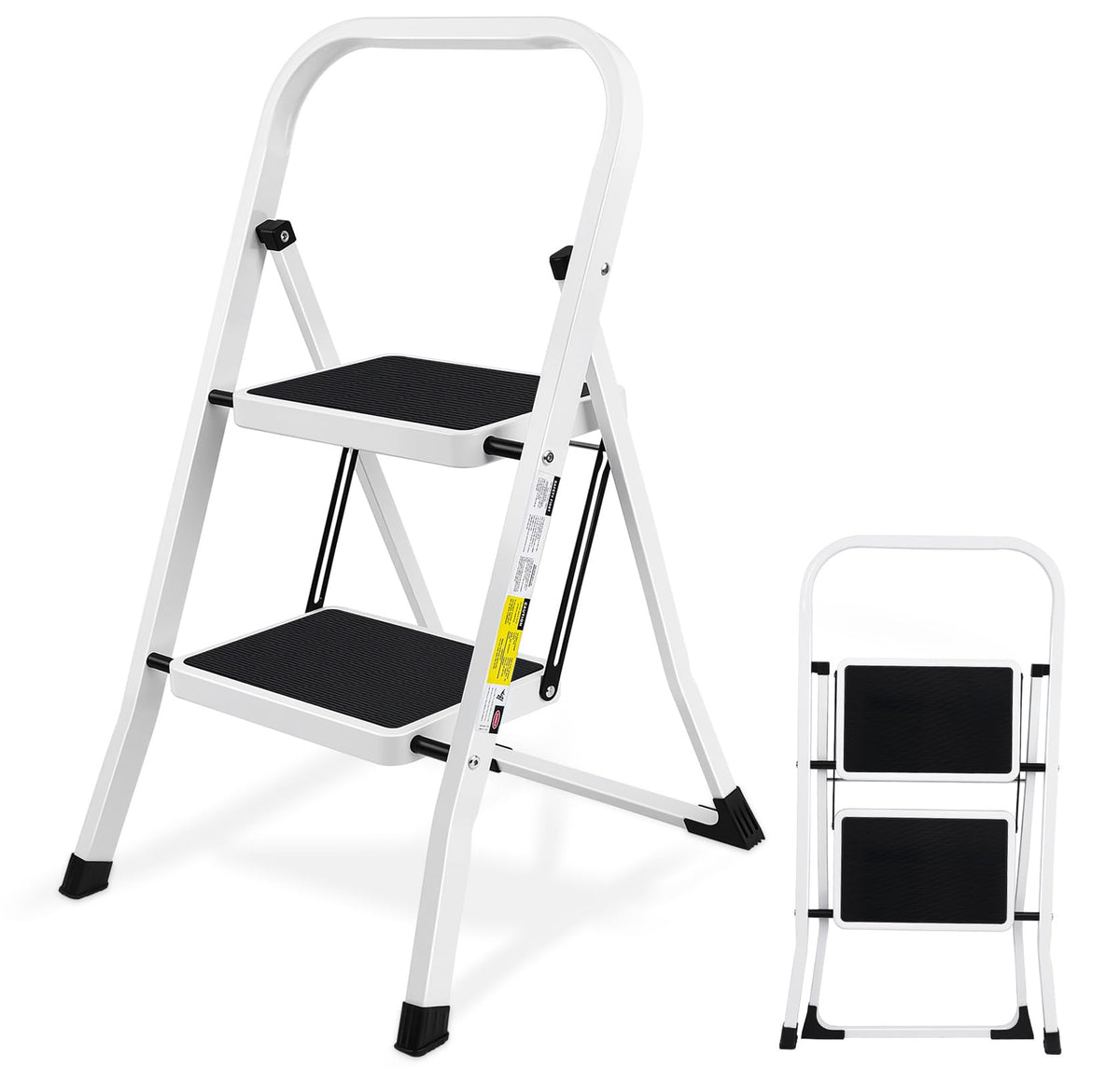 2 Step Folding Stool with Anti-Slip Pedal O8127