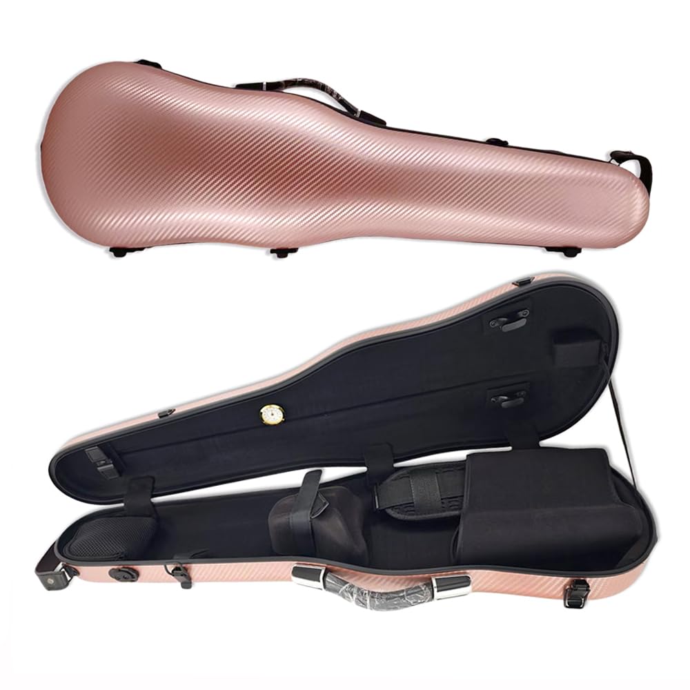 3/4 Full Size Hard Shell Carbon Fiber Violin Case P689