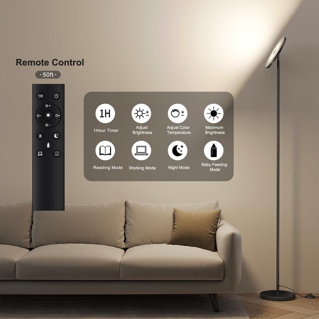 Floor Lamps with Remote Control F260608