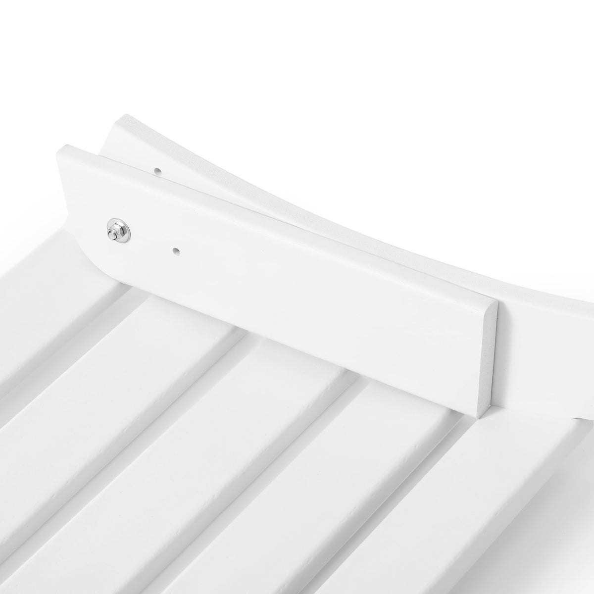 White All Weather Poly Lumber Adirondack Ottoman H67519