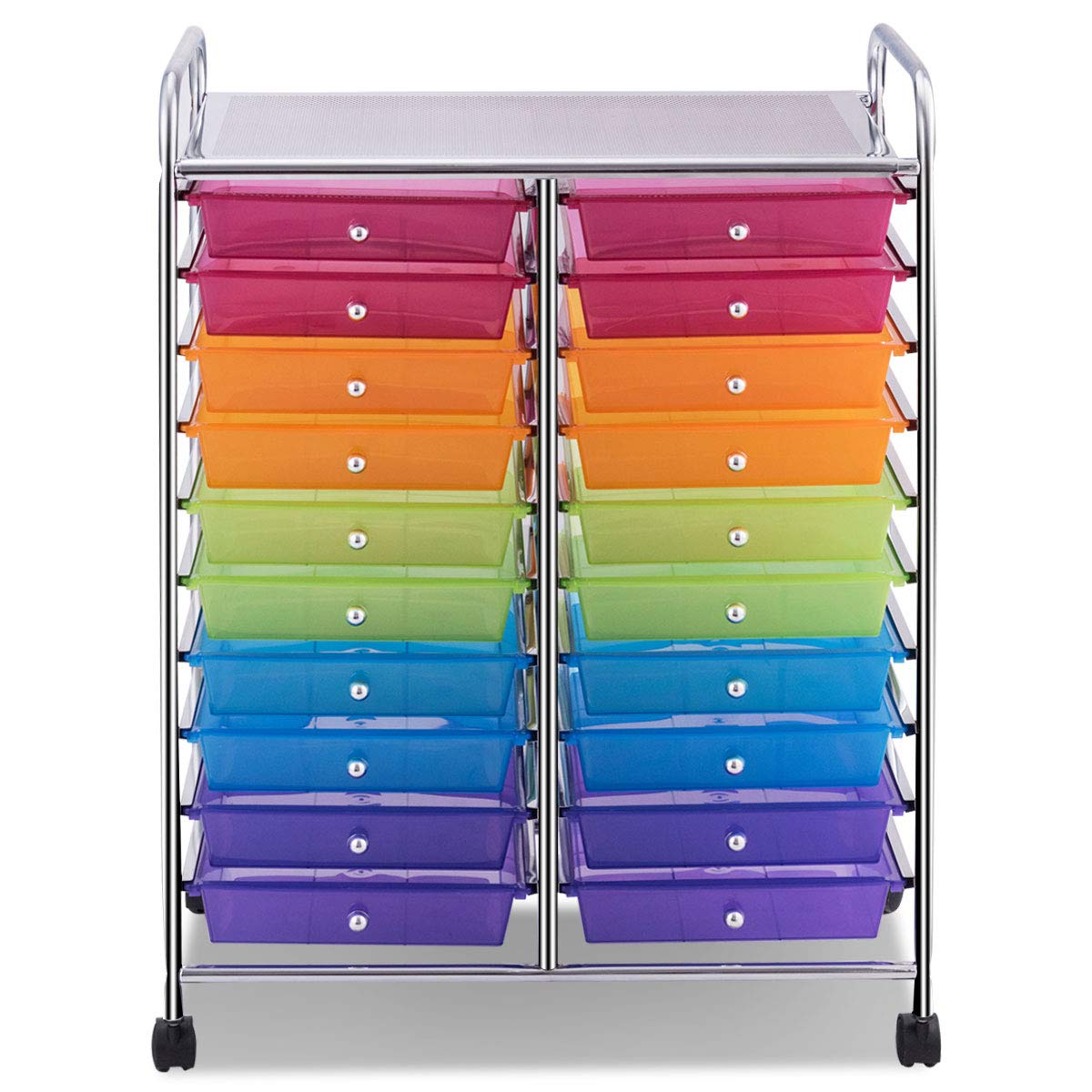 20 Drawer Rolling Storage Cart Organizer K2405