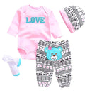 Pink Baby Clothes Set S725048