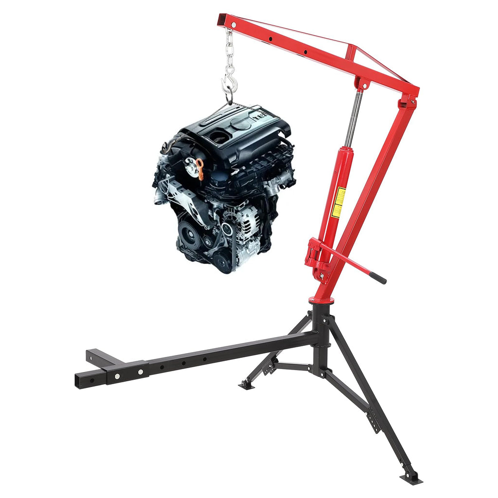 1000Lb Hydraulic Pickup Truck Crane with 360° Swivel T236176