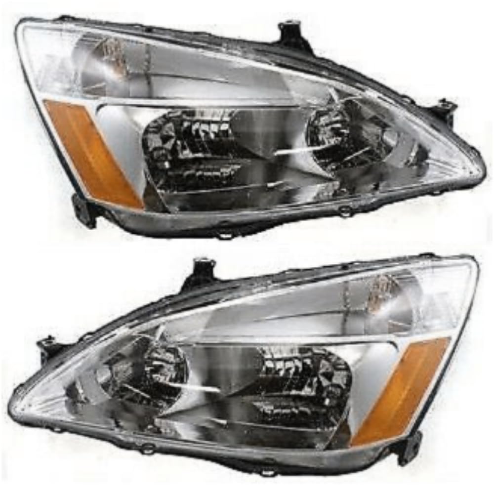 Headlight Set Left Right Clear Lens P473