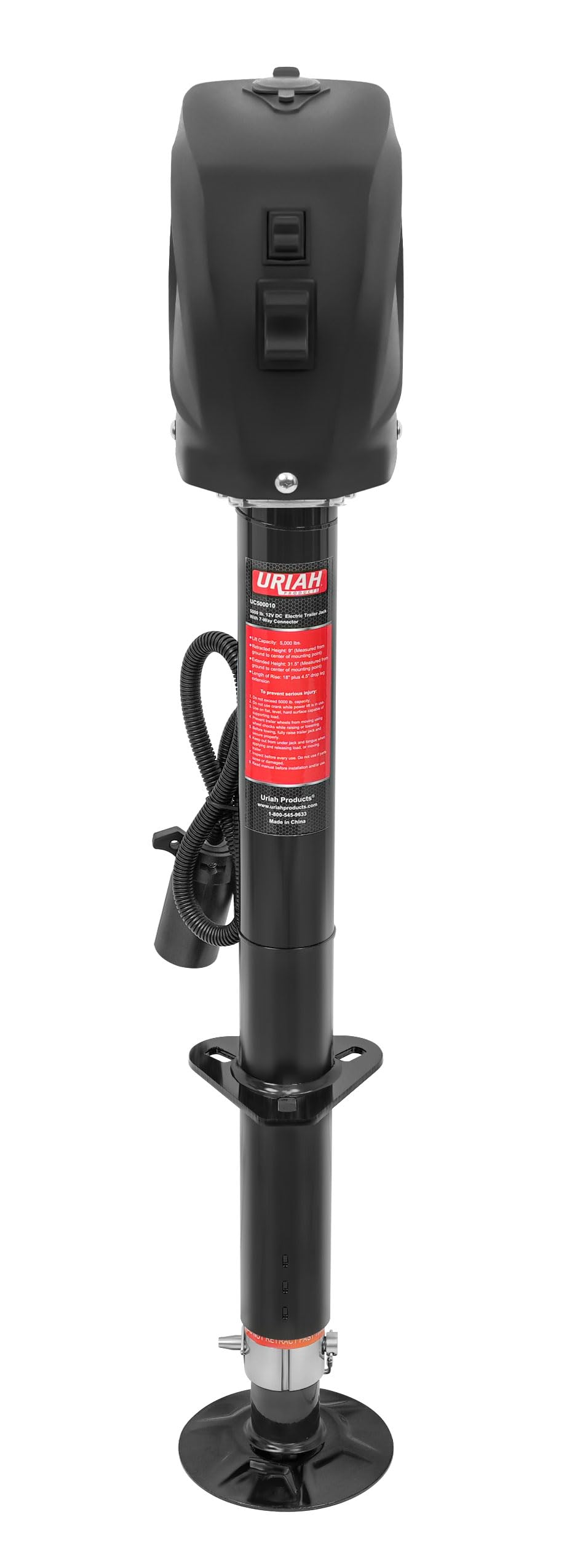 12V 5000 Lbs Electric Trailer Jack G2400