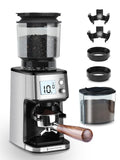Conical Burr Espresso Coffee Grinder 51mm Stepless Electric F9588