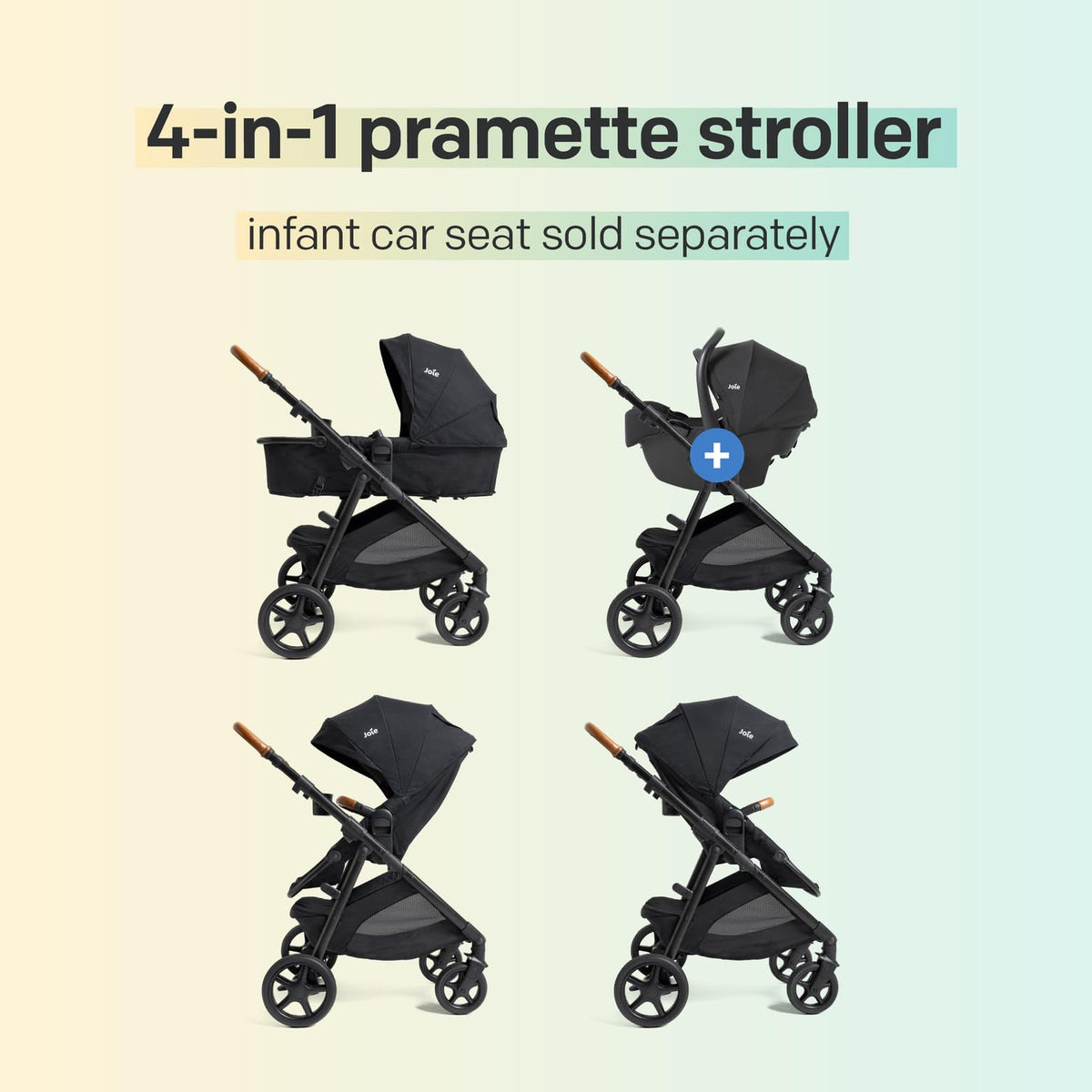 4-in-1 Stroller & Car Seat Travel System Y286