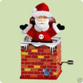 Santa Jack in the Box Ornament X9241