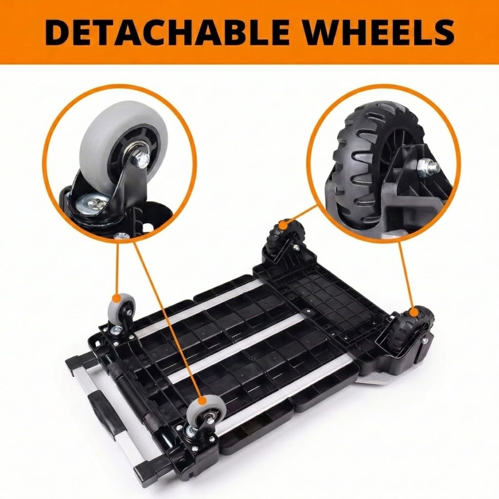 3-in-1 Folding Hand Truck 500 lbs Capacity P5615