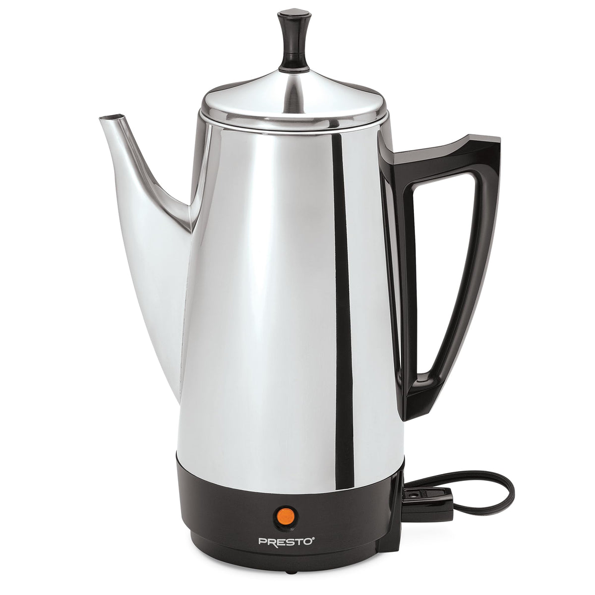 Stainless Steel 12-Cup Electric Coffee Percolator D68462