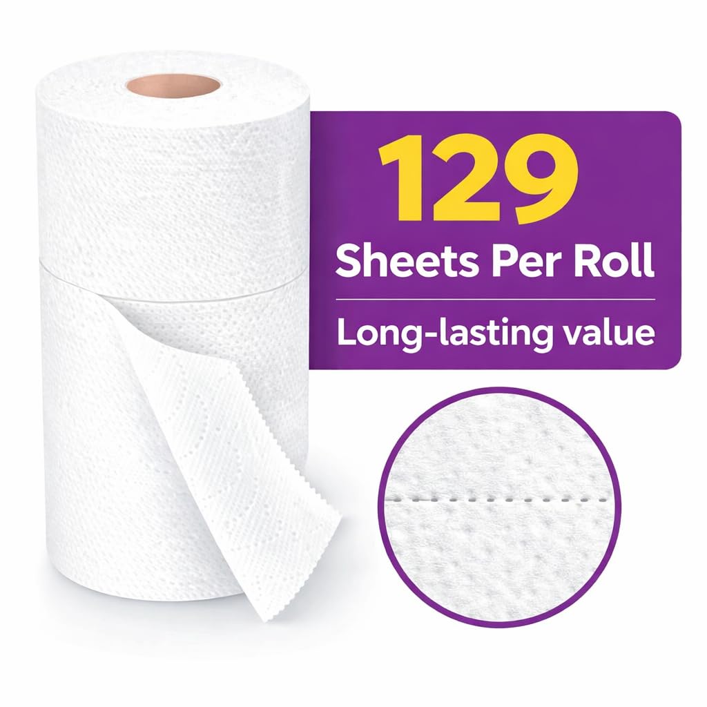 Cloth Paper Towels, 8 Triple Rolls M335