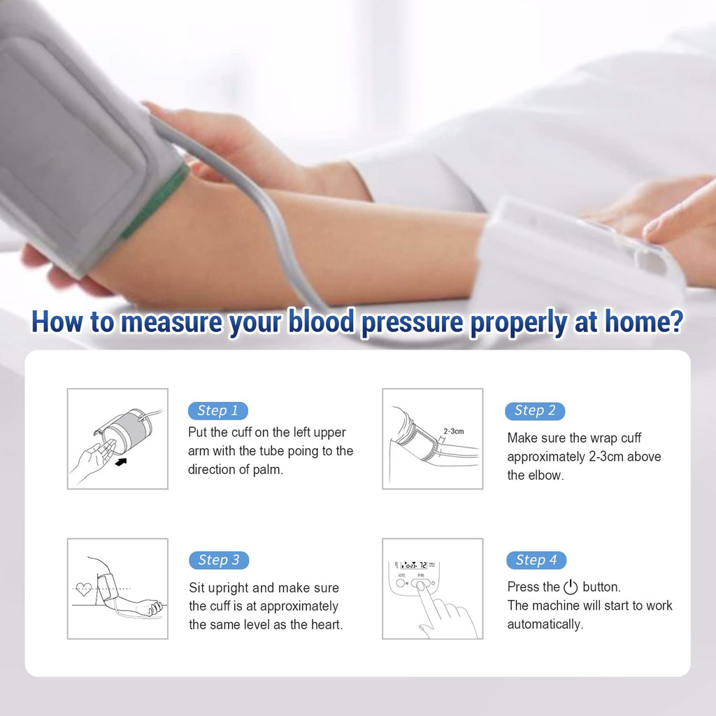 Automatic Upper Arm Blood Pressure Monitor with Large Cuff K65849