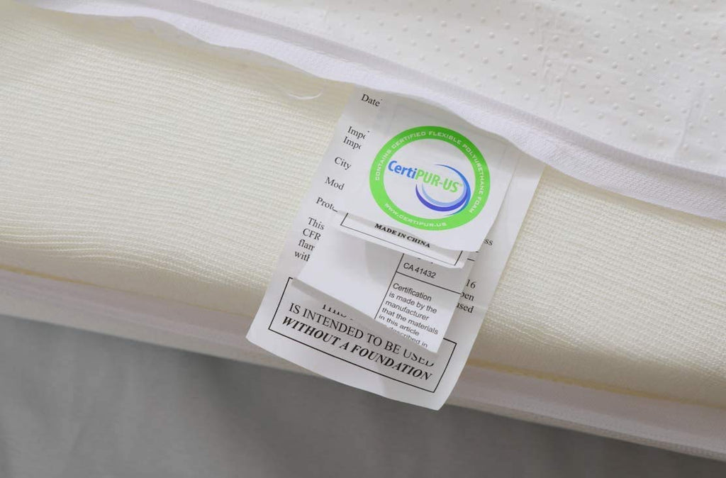 8-Inch Gel Memory Foam Tri-fold Mattress with Bamboo Cover, Queen W69475