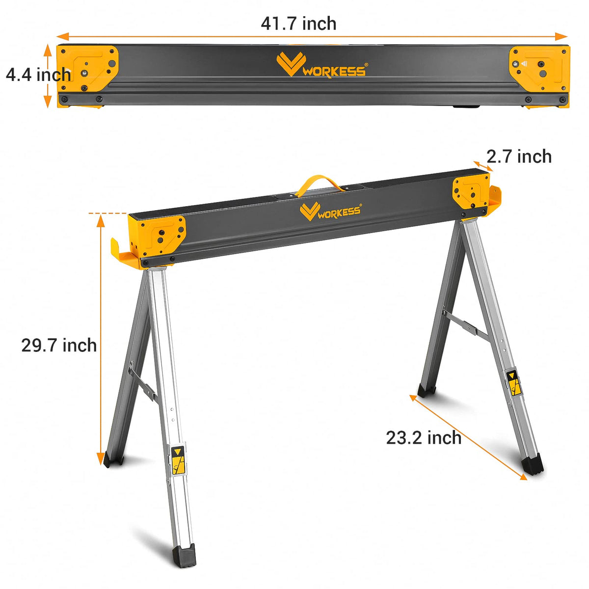Folding Saw Horses 2 Pack 2600 Lbs L3948
