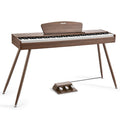 88 Keys Weighted Hammer Mechanism Digital Piano with Stand and Triple Pedal D52917