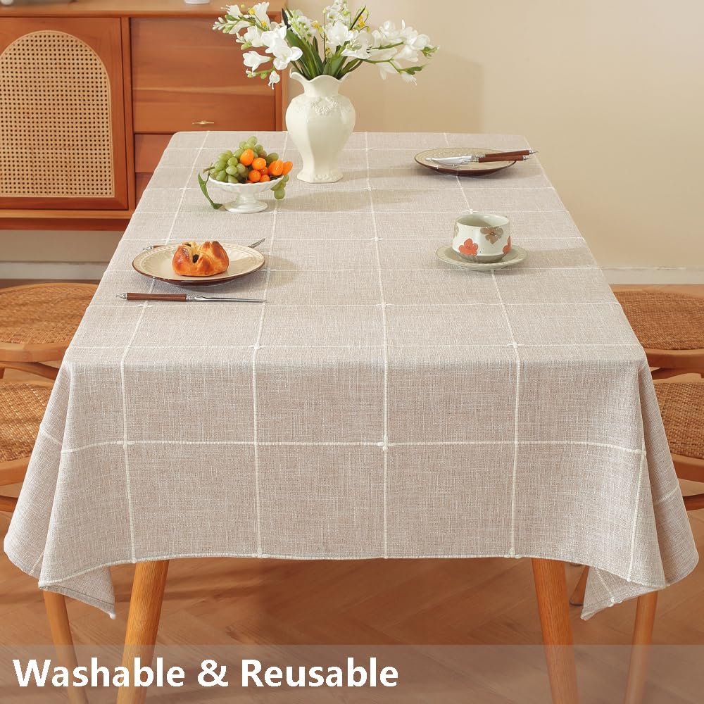 Square 52x52 Inch Washable Tablecloth K242663
