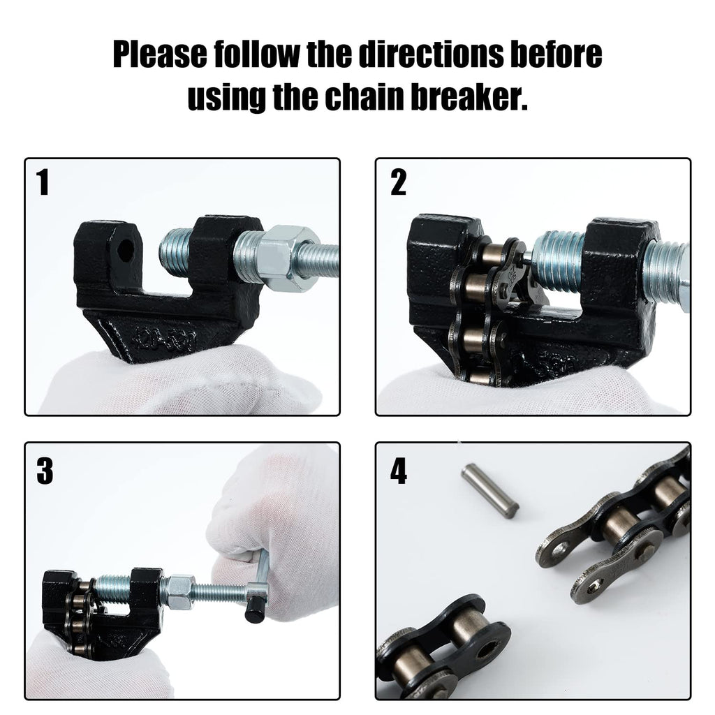 Chain Breaker Tool for 420-530 Roller Chain O6449
