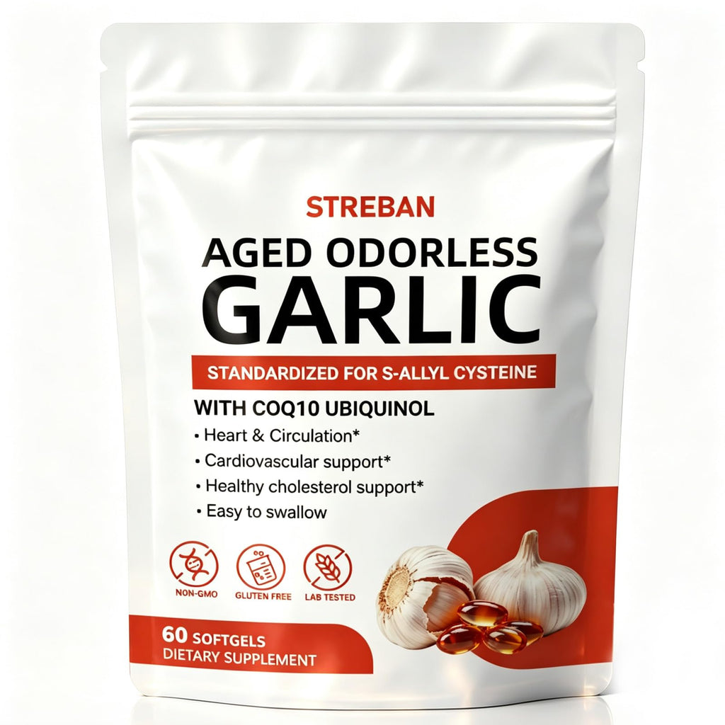 Odorless Garlic Supplement 600mg Softgels B93706