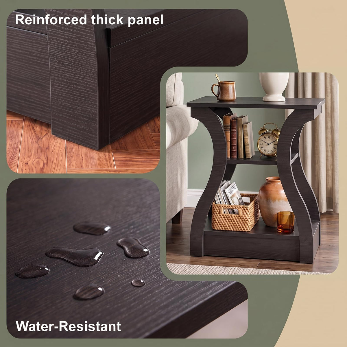 Brown End Tables Set of 2 P301040