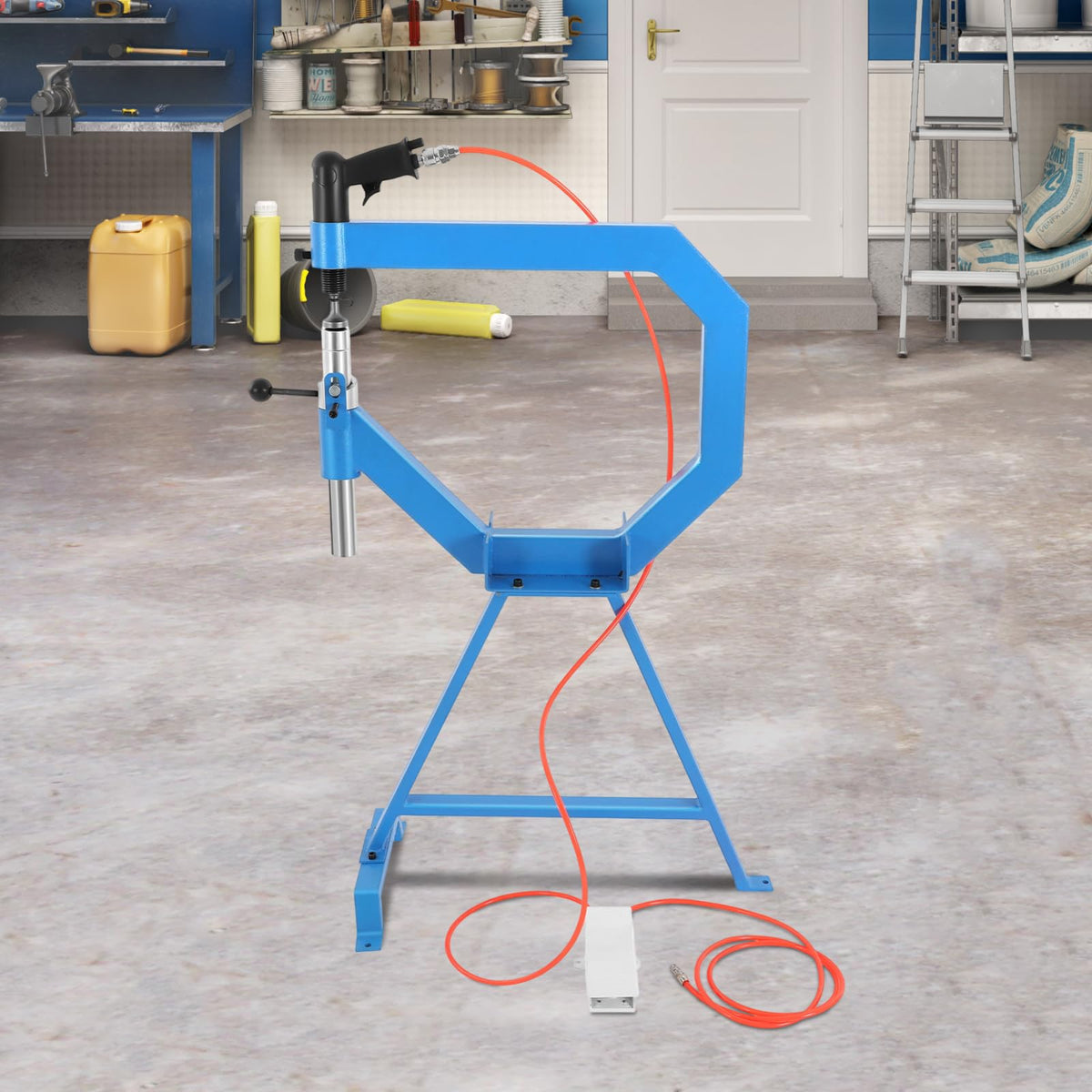 Pneumatic Planishing Hammer with Foot Pedal & Steel Stand G63173