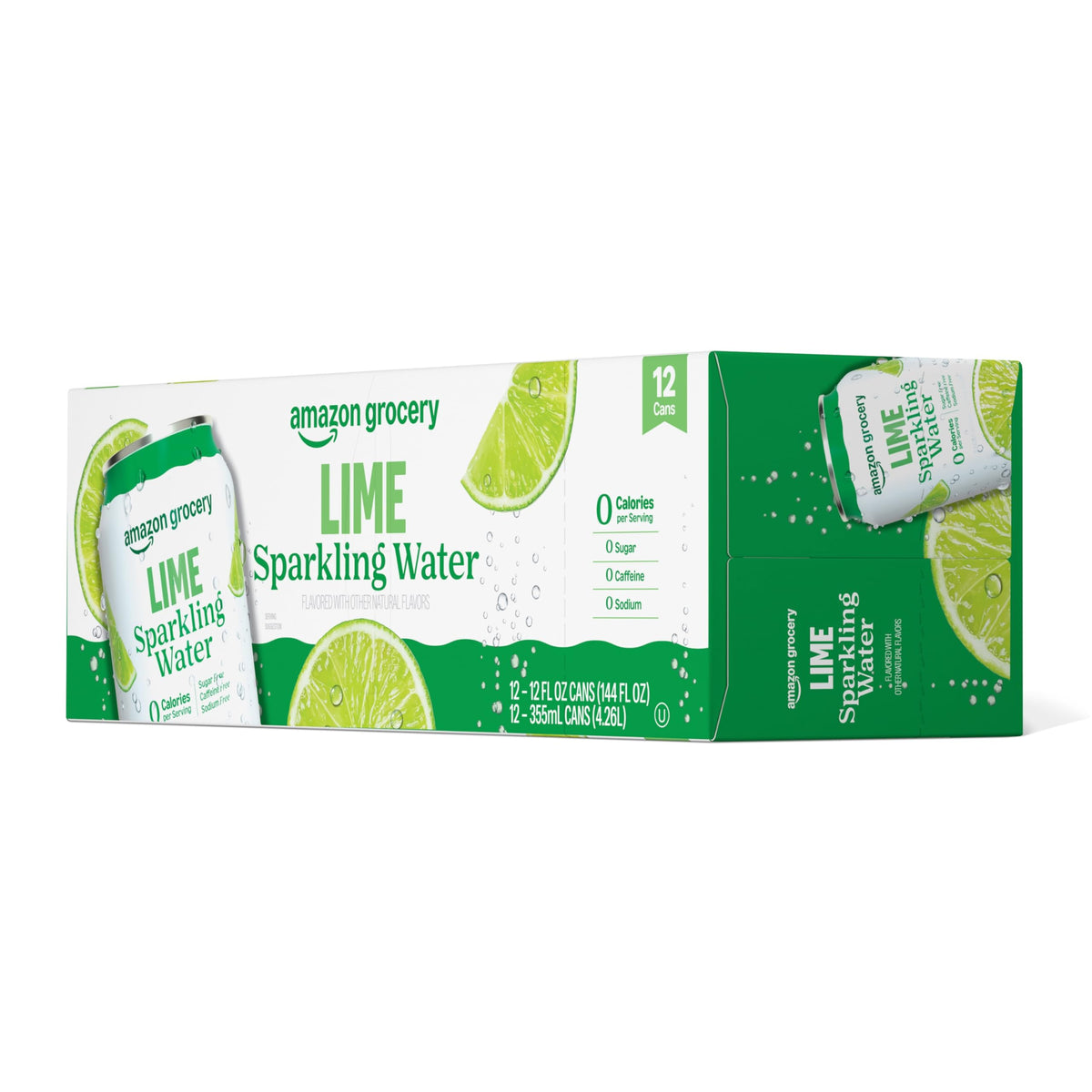 Sparkling Water Lime 12 Fl Oz 12 Cans R8135