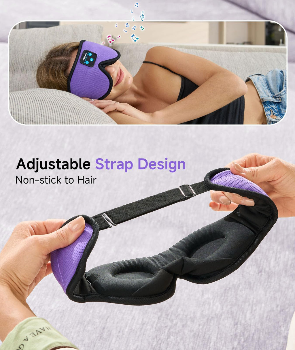 Bluetooth 3D Sleep Mask with Headphones P39416