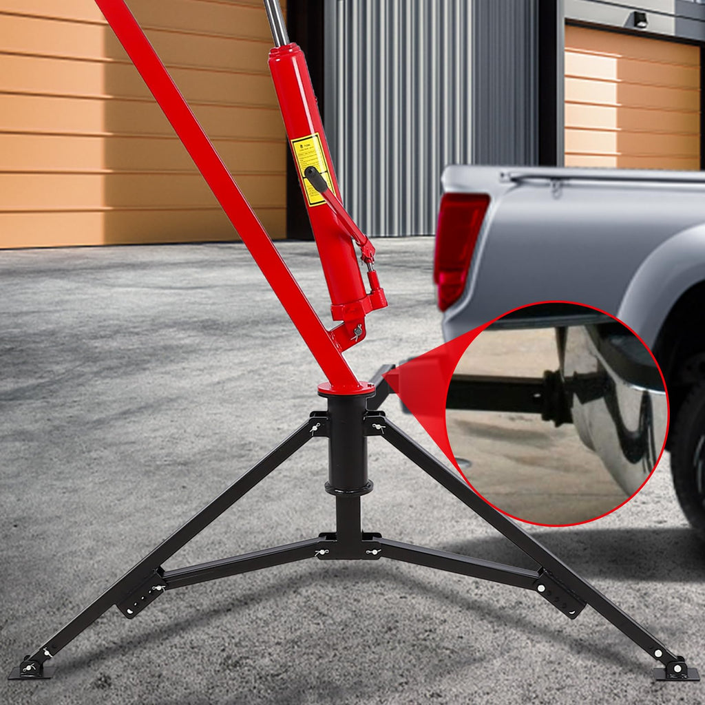 1000Lb Hydraulic Pickup Truck Crane with 360° Swivel T236176