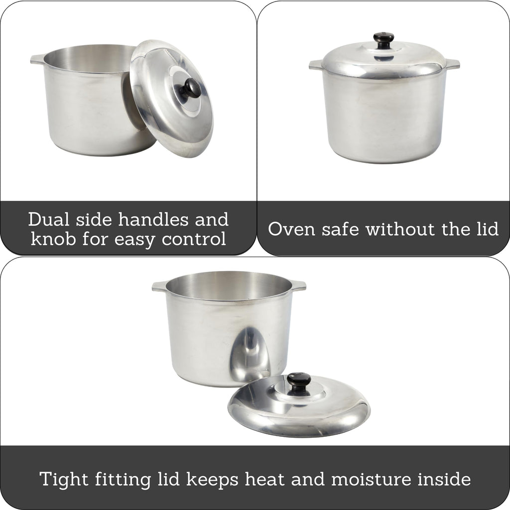 Heavy Duty Aluminum Stock Pot 14 Quart I6316