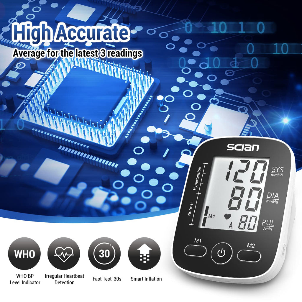 Automatic Upper Arm Blood Pressure Monitor with Large Cuff K65849