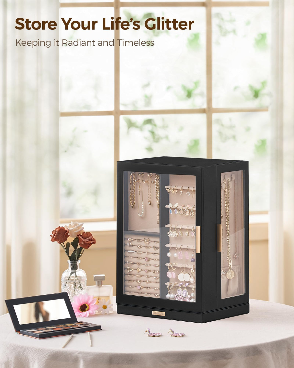 360° Rotating 9 Drawer Jewelry Box Z35684