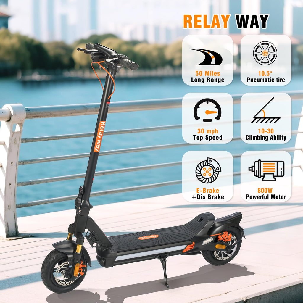 Offroad Electric Scooter 30 Mph 40-50 Miles Range I89823